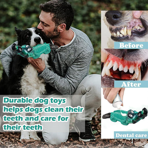 Dog Chew Toys for Aggressive Chewers, Tough Dog Toys for Large Dogs, Heavy Duty Dog Toy for Super Aggressive Dogs...