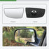 SCITOO Exterior Mirror Replacement Glass Driver Left Side Fit For Ford Transit 150 250 350 From 2015 To Onward Plastic Plate W/O Heated Replacemen...