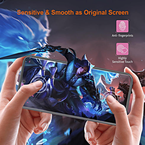 3 Pack for Samsung Galaxy S23 FE 5G Tempered Glass Screen Protector with 3 Pack Camera Lens Protector, Ultra-Thin Anti Scratch, Touch Sensitive, 9...