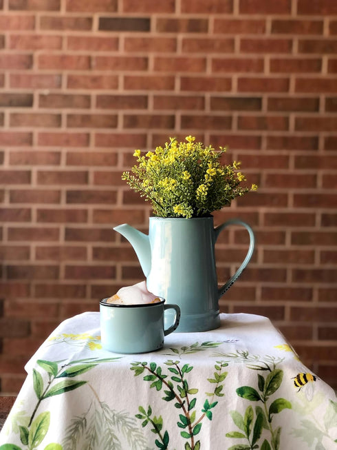 Abbott Collection Enamel Look Stoneware Cappuccino Cup, Green...