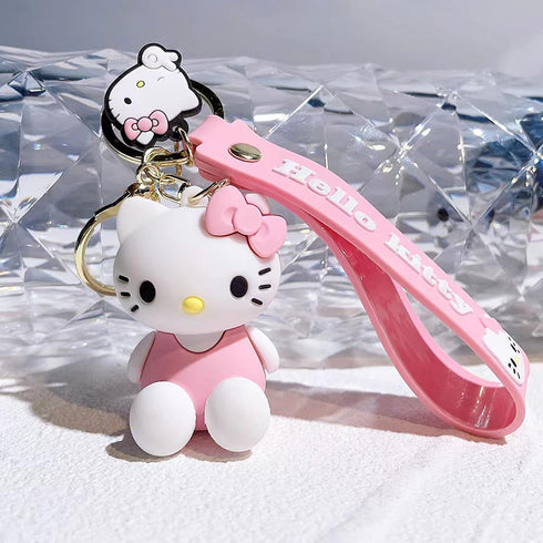 Cute kitty keychain, cartoon cat keychain, kawaii kitty accessories,kitty charms, kitty car accessories,kitty key chains,Bag Purse Backpack Access...