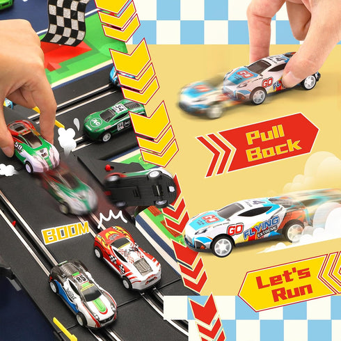 Toy Cars for Kids, 24Pcs Race Cars Pull Back Cars Playsets with Storage Bags,Party Favors Kids Prizes Fillers Bulk Gifts for Boys and Girls Car Ga...