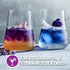 Sou Zen Butterfly Pea Flowers (80 g) Dried Tea Leaves | Natural, Raw Drink Mix w/Antioxidants, Organic Nootropics | Thai Herbal Floral Tea...