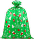 CCINEE Giant Bags,Green Christmas Sacks for Jumbo Gift Package(36"x44") with Tag Card and Wrapping Tie...