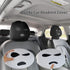 2PCS Funny Headrest Covers for Cars,Personalized Car Decor Headrest Cove,Universal Interior Car Accessories Ski Mask Head Rest Covers for Car Seat...
