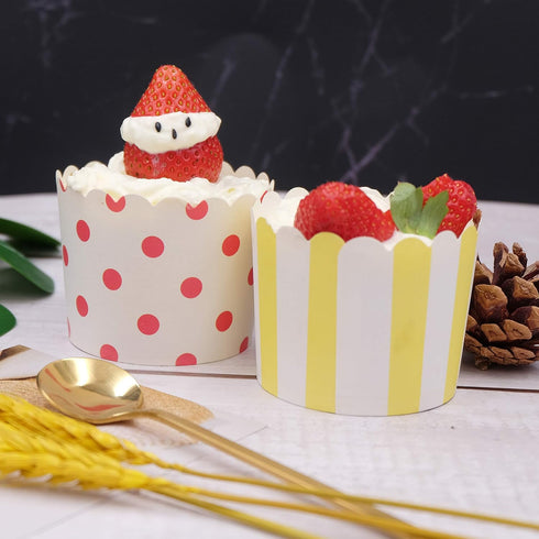 Large Paper Cake Baking Cup Cupcake Muffin Cases diameter 6cm,Set of 100...