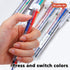 Shuttle Art Multicolor Pens, 23 Pack 6-in-1 0.7mm Retractable Ballpoint Pens for Office School Supplies Students Children Gift...
