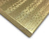 RJ Displays 6 Pack Gold Foil Paper Cotton Filled Lidded Jewelry Gift Box Necklace, Belt Buckle, Pendant, Brooch, Bracelet, Bangle, anklet Size- 7"...