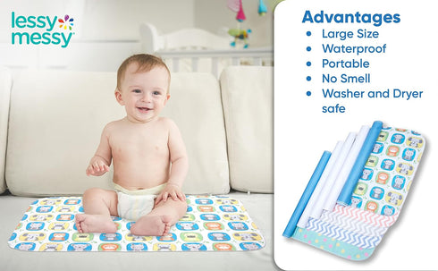 Diaper Changing Mat - Changing Pad Portable The Only Baby Changing Pad That is Washer Dryer Safe - Baby Changing Mat Extra Large Waterproof Diaper...