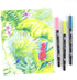 Tombow 56211 Dual Brush Pen Art Markers, Tropical, 6-Pack. Blendable, Brush and Fine Tip Markers...