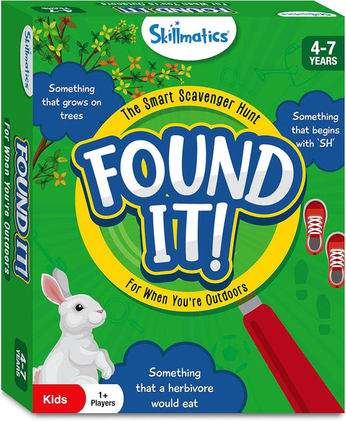 Skillmatics Card Game - Found It Outdoor, Scavenger Hunt for Kids, Boys, Girls, & Families Who Love Board Games Educational Toys, Gifts Ages 4, 5,...