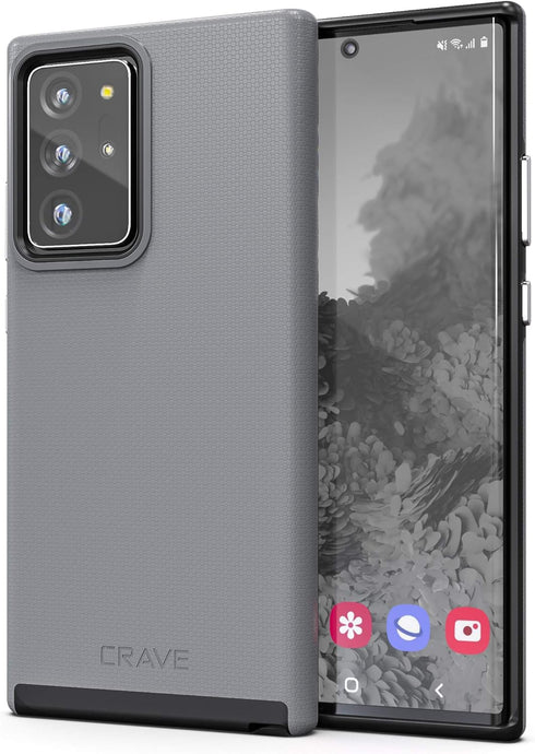 Crave Dual Guard for Galaxy Note 20 Ultra Case, Shockproof Protection Dual Layer Case for Samsung Galaxy Note 20 Ultra - Slate...