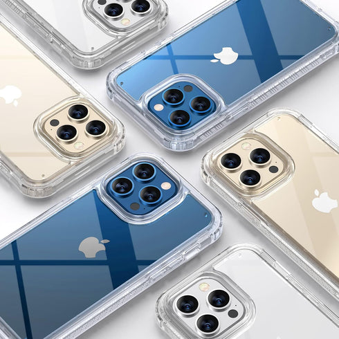 Miracase Designed for iPhone 12 Pro Max Case, Full Body Rugged Case with Built-in Touch Sensitive Anti-Scratch Screen Protector, Soft TPU Case Com...