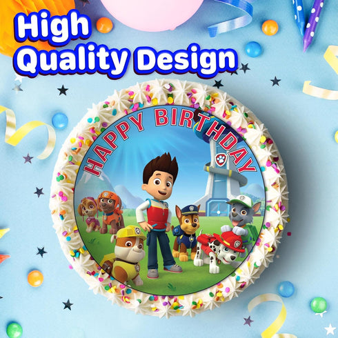 7.5 Inch Edible Cake Toppers – Themed Birthday Party Collection of Edible Cake Decorations...