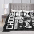 Your Weapon Gamer Gaming Gifts Blankets Ultra Soft Flannel Throw Blankets for Living Room Decor Bedroom Couch Sofa Chair Office Car 50"x40"...