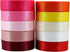 5/8 Inch Wide Solid Color Double Sided Polyester Satin Ribbon 20 Colors X 2 Yard Each Total 40 Yds Per Package...