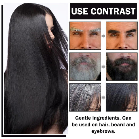 2PCS Gray Hair Reverse Bar Black Soap Bar Shampoo Bars for Gray Hair Coverage Reverse Bar Soap Darkening Shampoo Soap for Women Men...