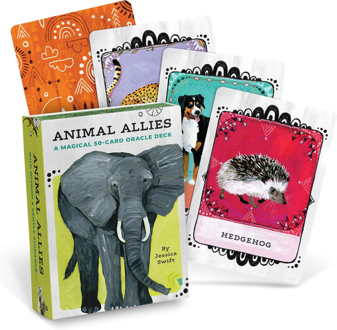 Em & Friends Animal Allies Oracle Deck by Jessica Swift: A Magical 50-Card Oracle Deck with Guidebook...