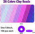 28 Strands Purple Clay Beads Bracelet Making Kit, Friendship Preppy Flat Polymer Clay Heishi Beads for Bracelets Jewelry Making Kit, DIY Arts and ...