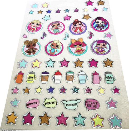 MGA LOL Surprise Sticker Book with Puffy Stickers Party Favors Supplies LOL Dolls...