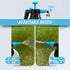 0.5 Gallon Hand Pump Sprayer, 2L Pressure Garden Sprayer, Handheld Weed Sprayer with Adjustable Brass Nozzle, Pump Mister, Lawn and Garden Care, W...
