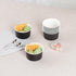 Coppetta 8-Ounce Dessert Cups, 50 Disposable Ice Cream Cups - Lids Sold Separately, Sturdy, Black Paper Frozen Yogurt Bowls, For Hot And Cold Food...