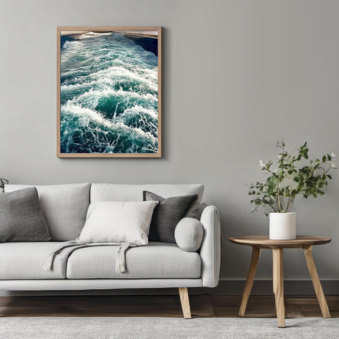 Posterizer 1 pcs-ocean waves-beautiful nature art work 2-Landscape & Nature Art-Coastal & Nautical Art-Decor for Home & Office- unframed wall art...