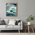 Posterizer 1 pcs-ocean waves-beautiful nature art work 2-Landscape & Nature Art-Coastal & Nautical Art-Decor for Home & Office- unframed wall art...