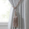 Elrene Home Fashions Julia Rhinestone Tassel Curtain Tieback, 26", Mauve...