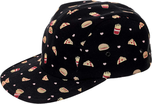 5 Panel Hat for Men Women Flat Brim Baseball Cap Urban Street Camper hats (P1)...