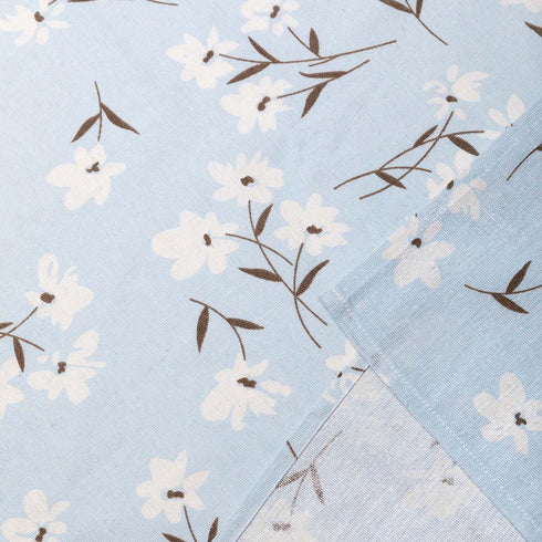 Pastoral Round Tablecloth - 60 Inch Dia. - Linen Fabric Table Cloth - Washable Table Cover with Dust-Proof Wrinkle Resistant for Restaurant, Picni...