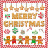 Whaline 76Pcs Merry Christmas Classroom Bulletin Board Decoration Kit Gingerbread Candy Cane Cutouts with Glue Point Red White Stripes Bulletin Bo...