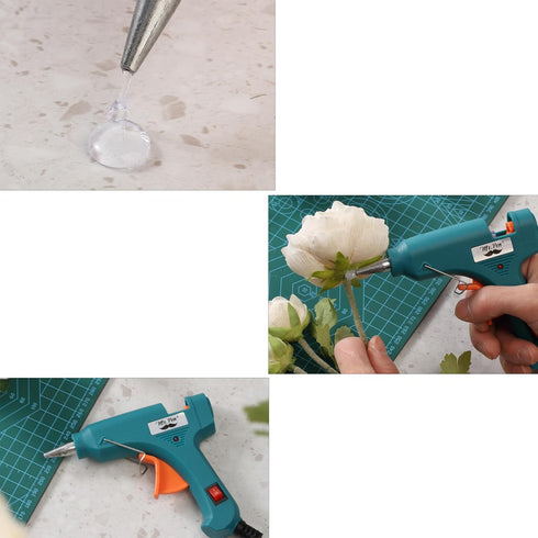 Mr. Pen- Hot Glue Gun Kit, 20W, Green, Glue Gun with 10 Glue Sticks, Glue Gun and Sticks Set, Mini Glue Gun, Mini Hot Glue Gun, Craft Glue Guns, G...