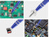 2 Psc Pick Up Tool, IC Clip Tweezers, Metal 4 Prongs Grabber Tool for Catch IC Chips, Electronic Tiny Components & Jewel, Blue...