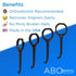 Aligner-B-Out v2 | Beautiful Black 4 Pack | Invisalign Remover Tool & Aligner Remover Tool For All Aligners & Removable Retainers | Orthodontist R...