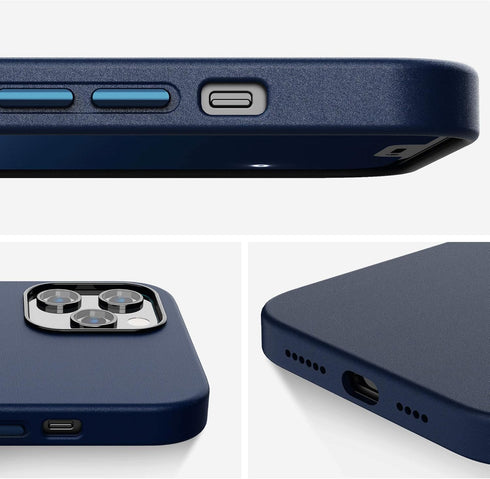 SURPHY Designed for iPhone 12 Pro Max Case 6.7 inch, Premium Faux Leather Phone Case (with Metallic Buttons & Microfiber Lining) Compatible with i...