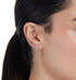 Amazon Essentials Cubic Zirconia Butterfly and Bar Stud Earring Set...