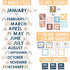 Hadley Designs Boho Calendar For Classroom Elementary Classroom Must Haves - Classroom Calendar Set Bulletin Board Sets For Teachers, Bulletin Boa...