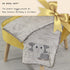 Baby Blanket | Unisex | Super Soft | with Elephant Embroidery on Blanket, Part of Jungle Animal Safari Nursery Collection Gray/Multicoloured, 30x4...