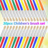30Pcs Paint Brushes, Anezus Round Paint Brushes for Kids Classroom Toddlers Paint Brush Set for Touch Up Preschool Daycare Washable Acrylic Paint ...