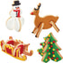 Chicago Metallic Christmas Tree 3D Cookie Cutter Set, 12-Piece, Silver...