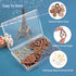 Cheriswelry DIY Jewelry Earring Making Kit Wood Drop Dangle Earring for Jewelry Making with 20pc Teardrop Walnut Wood Laser Cut Pendants & 40pcs B...