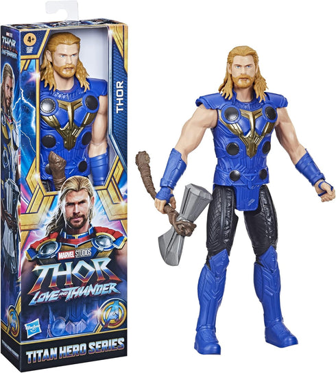 Marvel Marvel Avengers Titan Hero Series Thor Toy, 12-Inch-Scale Thor: Love and Thunder Action Figure with Accessory, Toys for Kids Ages 4 and Up...