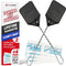 Leather Fly Swatter Manual 2pk with 4 Window Fly Traps. Extremely Heavy Duty Fly Swatter Heavy Duty Flyswatter Swatter Fly Swatters Multi Pack. Fl...