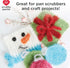 Red Heart Scrubby Sparkle Watermelon Yarn - 3 Pack of 85g/3oz - Polyester - 4 Medium (Worsted) - 174 Yards - Knitting/Crochet......