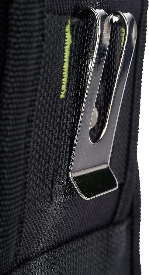 AWP Organizer Tool Pouch | 7 Pockets & Loops for Tool Organization | Heavy-Duty Metal Belt Clip Attachment...