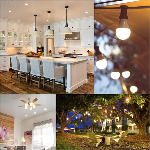 A21 LED Light Bulb, 150-200W Equivalent 23W LED Bulbs, Super Bright 2500 Lumens 3000K Warm White Light Bulb E26 Standard Base for Home Lighting 4 ...