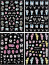 JMEOWIO 3D Embossed Flower Nail Art Stickers Decals Self-Adhesive Pegatinas Uñas 5D Spring Summer Floral Heart Nail Supplies Nail Art Design Decor...