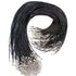 100 Pcs 2.0mm Black Necklace Cord with Lobster Claw Clasp for DIY Jewelry Making, 18 inches...