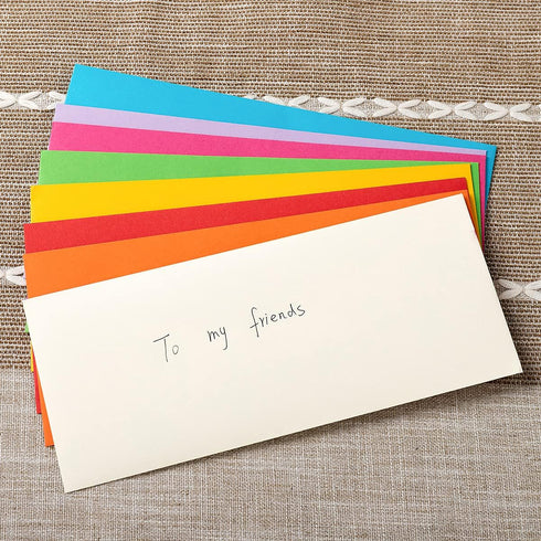 50 Pack #10 Business Envelopes Standard V Flap Invoices Envelopes for Office Checks, Business Letterhead, Letter Mailing 4.13 x 9.49 Inches (10 Co...